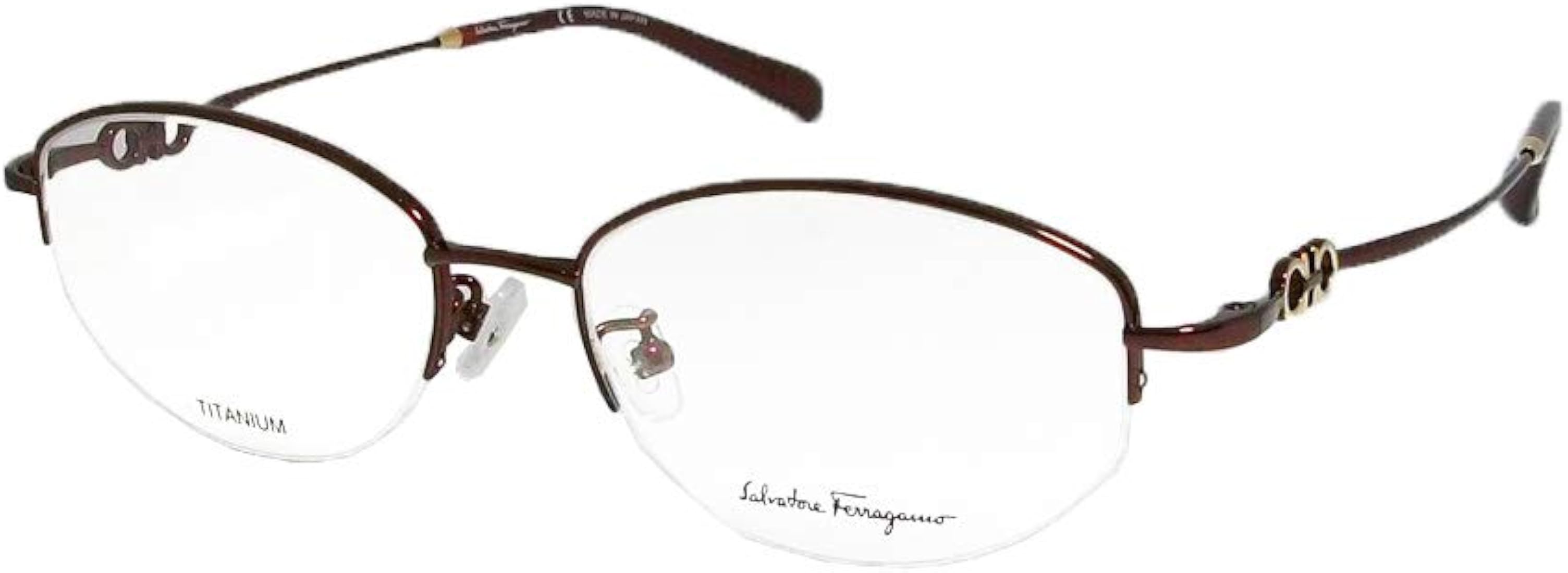 Amazon.co.jp: FERRAGAMO フェラガモ レディース 眼鏡 メガネ フレーム